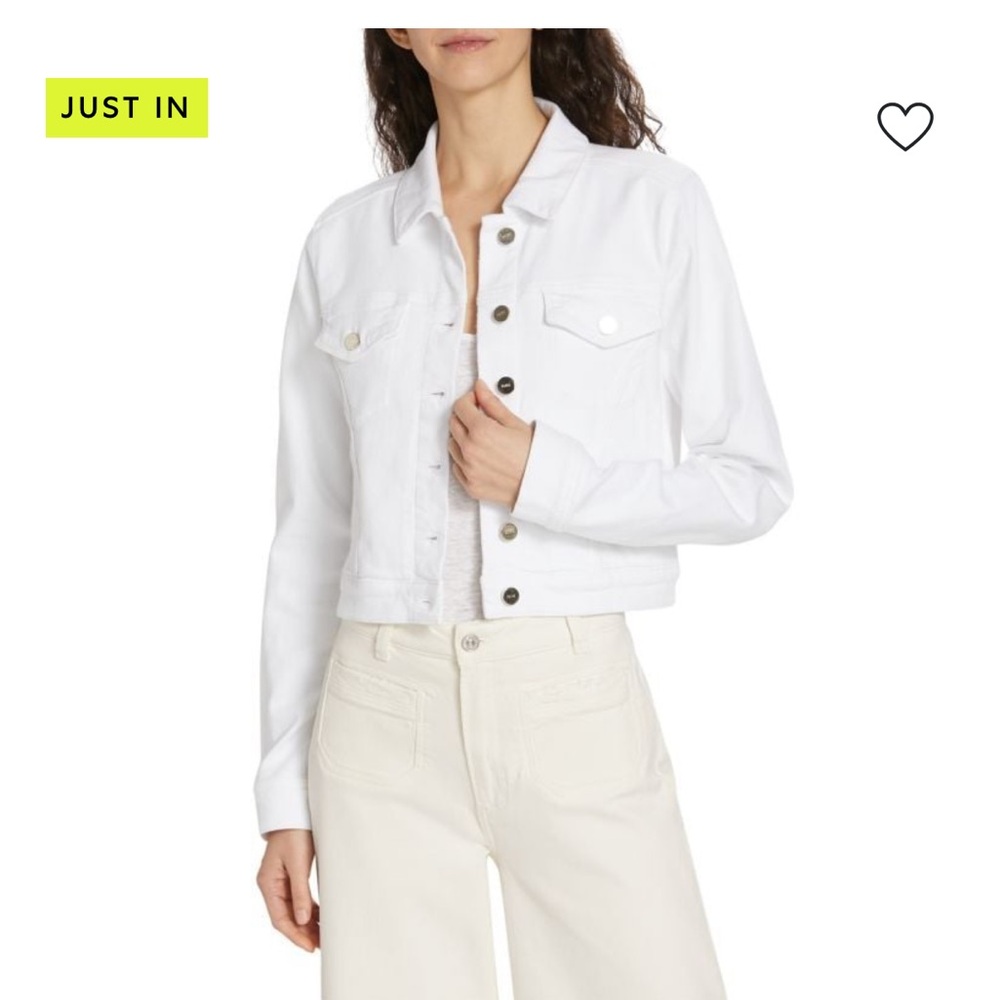 PAIGE white Denim Jacket Small NWT